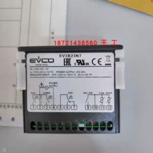 EVCO Digital Thermostat EVKB23N7,EV3B23N7,EV3X21N7