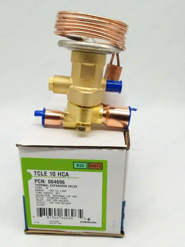 Emerson TCLE 10 12 7-1/2 HCA Expansion Valve XB-1019HCA-1B