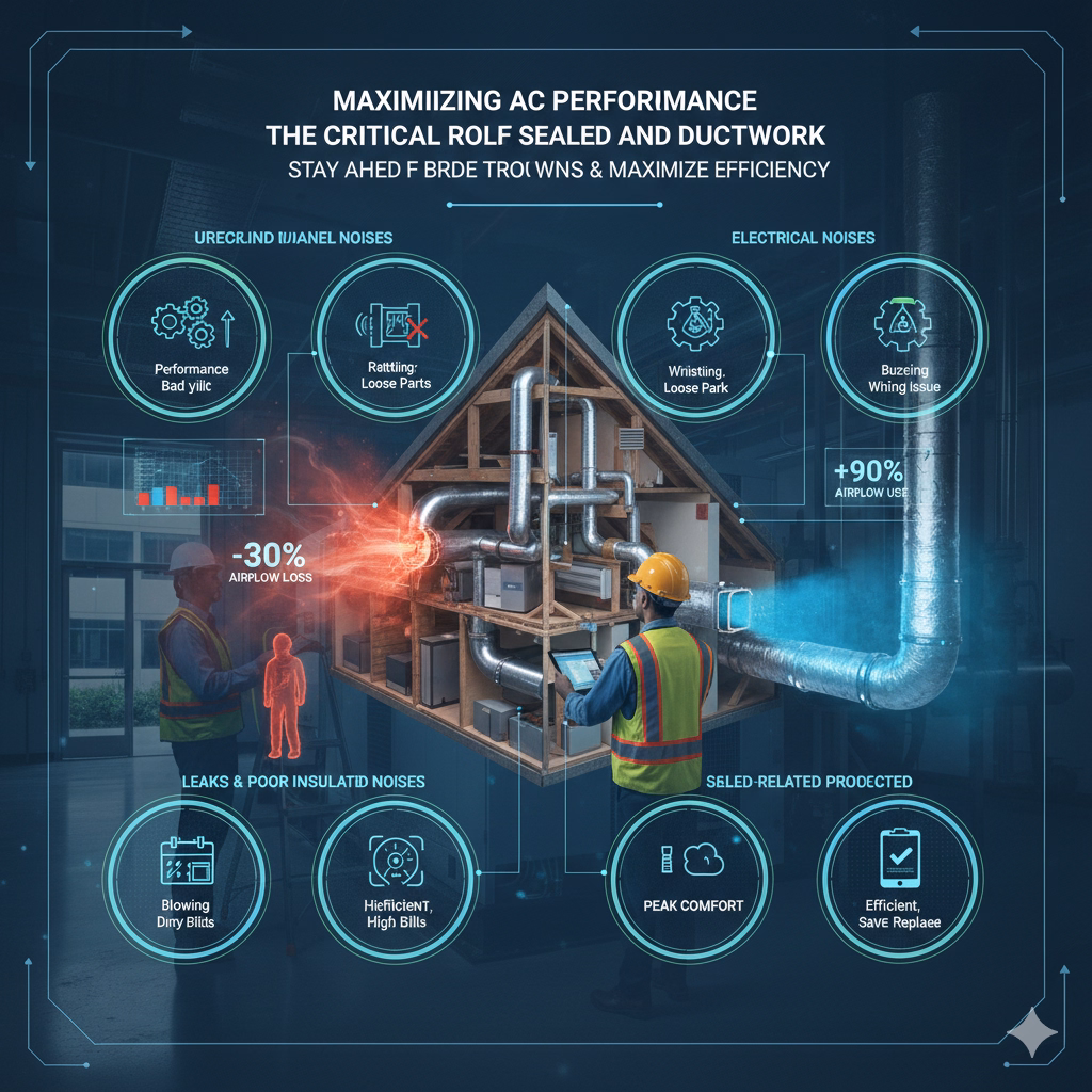 Read more about the article Maximizing AC Performance: The Critical Role of Sealed and Insulated Ductwork